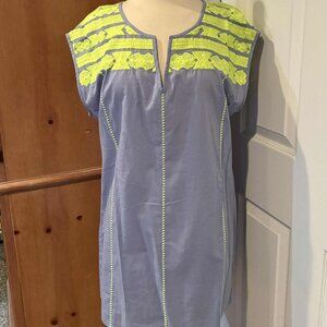 NEW J Crew Embroidered Swimsuit Coverup Dress RUNS BIG Boho Hippie Resort
